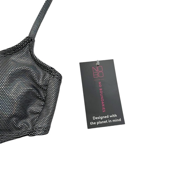 No Boundaries NOBO Hologenic Dot Bikini Set Juniors Size Small 3-5 - Picture 12 of 16